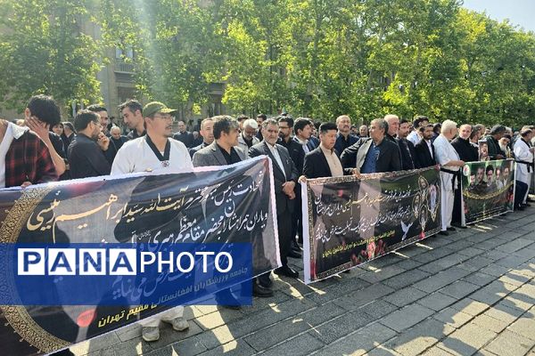 مراسم تدفین پیکر دیپلمات شهید حسین امیر عبداللهیان در حرم شاه عبدالعظیم حسنی