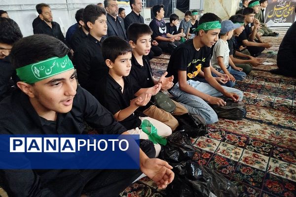  برگزاری مراسم سوگواره احلی من العسل در امامزاده حضرتین شهرستان قدس