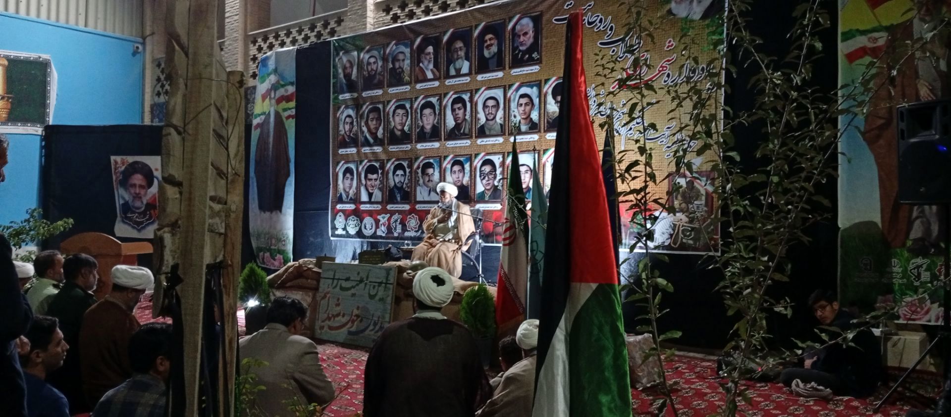 یادواره شهدای طلاب و روحانیت در حوزه علمیه آیت الله حکیم شهرستان شیروان