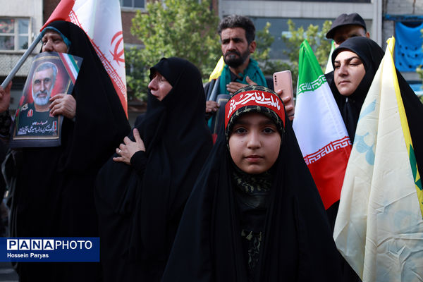 تشییع شهدای اقتدار در تهران