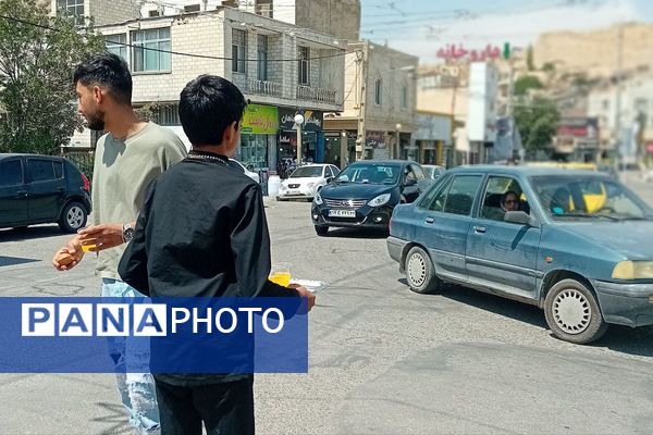 برپایی موکب جاماندگان اربعین حسینی در فیروزکوه