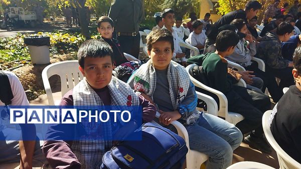 آیین افتتاحیه یادمان شهید دانش آموز اردوگاه باغرود نیشابور