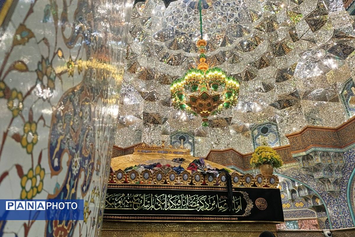 حرم حضرت معصومه، در ماتم غم هشتمین اختر تابناک امامت