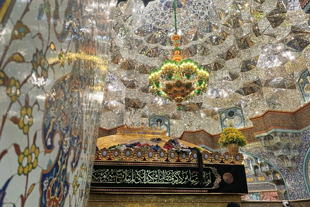 حرم حضرت معصومه، در ماتم غم هشتمین اختر تابناک امامت