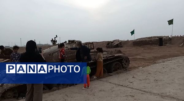 بازدید دانش آموزان خادم الشهدا از شلمچه