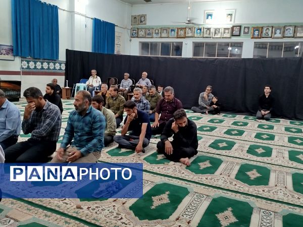 مراسم عزاداری شهادت امام جعفر صادق(ع) در روستای ظفرآباد 