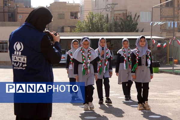 برگزاری المپیاد ورزشی درون مدرسه‌ای در بهارستان‌دو