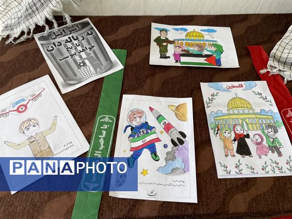 دانش‌آموزان میبدی در خط مقدم مبارزه با اسرائیل 