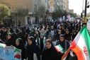 حماسه حضور دانش‌آموزان و فرهنگیان منطقه کهریزک در راهپیمایی ۱۳آبان