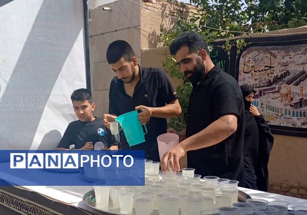 قافله عزاداری تاسوعای حسینی در شهر حبیب آباد