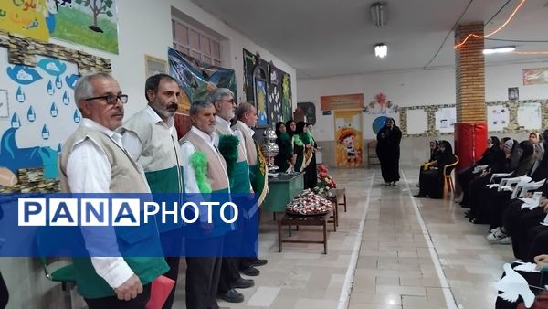 مدرسه سیدالشهداء ۲ مهاجران، میزبان خادمان امام رضا (ع)