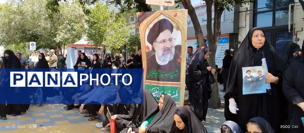 وداع مردم مشهد مقدس با رفیق حاج قاسم و رهرو شهید رجایی