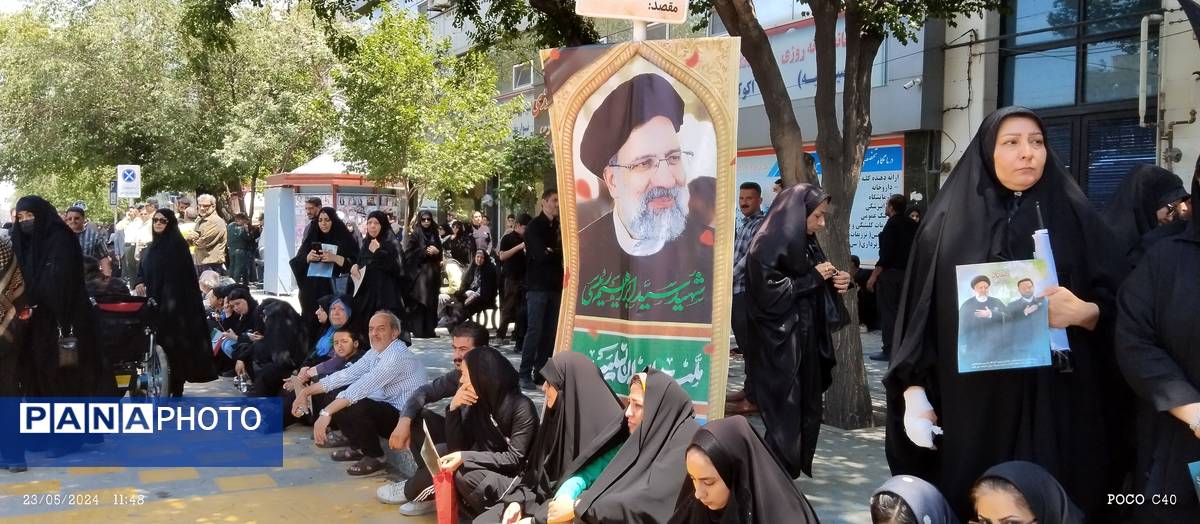 وداع مردم مشهد مقدس با رفیق حاج قاسم و رهرو شهید رجایی