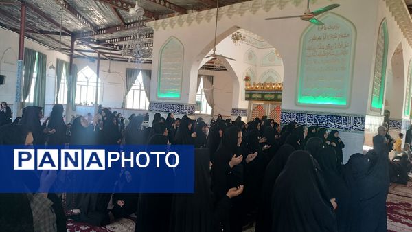 برگزاری مراسم تشییع نمادین پیکر حضرت فاطمه(س)در امامزاده سید محمد(ع)کاشمر