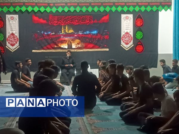 عزاداری دهه اول صفر در دبیرستان شهید بهشتی نیشابور 