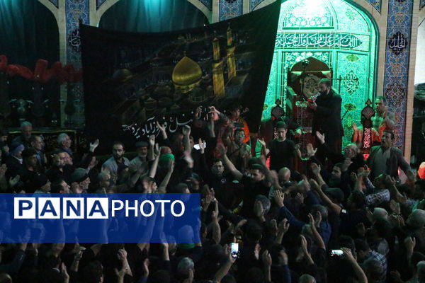 مراسم عزاداری فاطمیه در حسنیه چهارده معصوم یزد