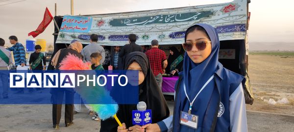 برپایی موکب نهادهای اداره آموزش و پرورش در شیروان