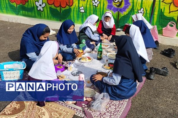 جشنواره غذای محلی و سالم در دبستان شهید خاقانی شهرستان شیروان