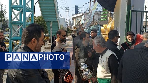 زنجیر زنی و دسته‌روی شهادت حضرت فاطمه زهرا در محمودآباد