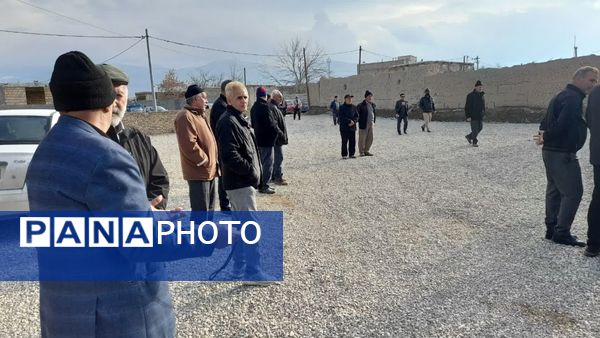 مراسم بزرگداشت سومین روز تدفین شهید گمنام در شهر قاضی