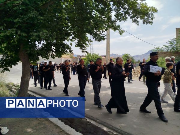 هیات عزاداری شهرستان هوراند در روز تاسوعا