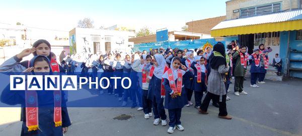 آیین افتتاحیه سفیران سلامت در مدرسه شهید خاقانی شهرستان شیروان