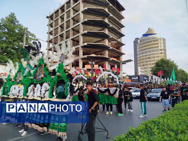 آیین علم‌گردانی ماه محرم در آمل