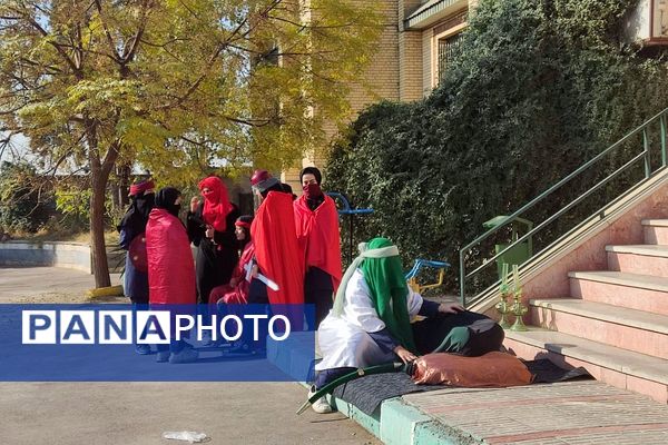  مراسم شهادت حضرت فاطمه زهرا(س) در مدارس بهارستان‌دو