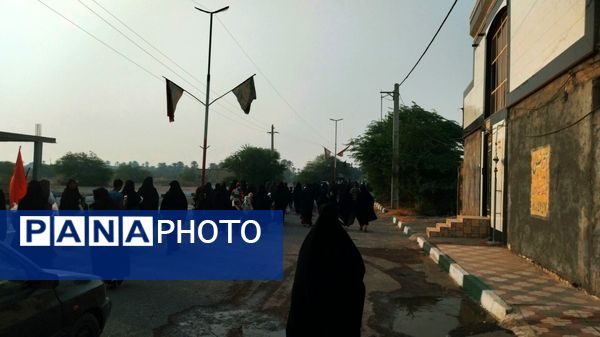 جاماندگان اربعین در مسیر شاه قطب‌الدین حیدر شهرستان رودان