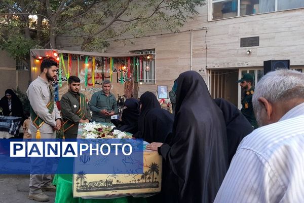 پویش «افتخار محله» و مراسم وداع با شهید گمنام در ورامین