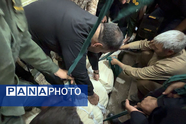 مراسم خاکسپاری پیکر قاضی شهید «علی قناعت‌کار» در قم