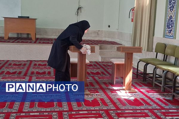 از خانه تکانی نمازخانه مدرسه تا رسیدن به اوج معنویت و نشاط 