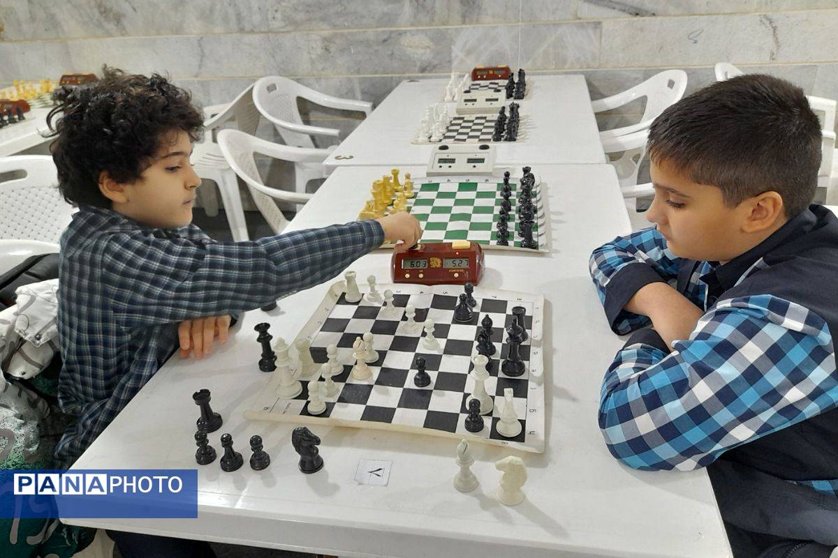 مسابقات منطقه ای شطرنج در مقطع ابتدایی در شهرستان قدس