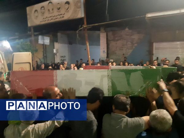 وداع پرشور با شهید ذاکریان در بابل