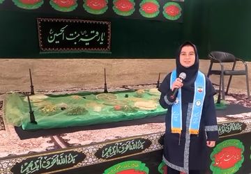 برپایی سفره حضرت رقیه (س) در هنرستان نمونه میرجلیلی