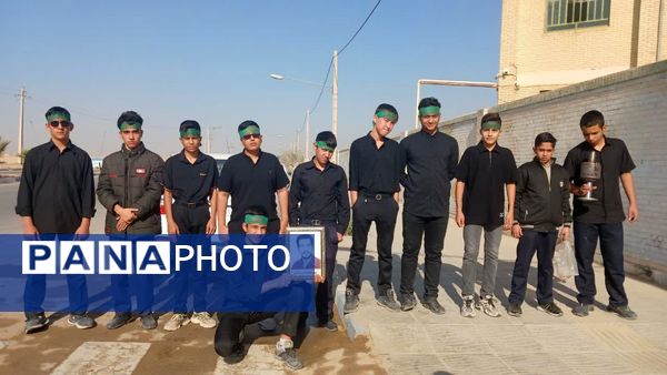 استقبال از شهید گمنام در دبیرستان شهید ذاکری زارچ