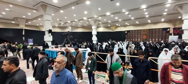 مراسم شب بیست سوم ماه رمضان در مصلی امام خمینی شهرستان بجنورد استان خراسان شمالی