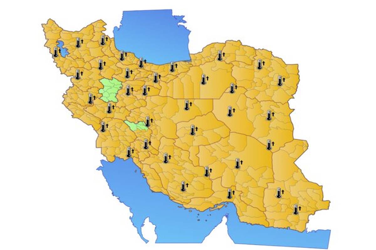 هشدار هواشناسی درخصوص افزایش دما در ۳۱ استان