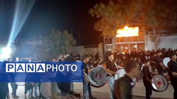 عزاداری مردم شهر تیتکانلو در شب‌های محرم