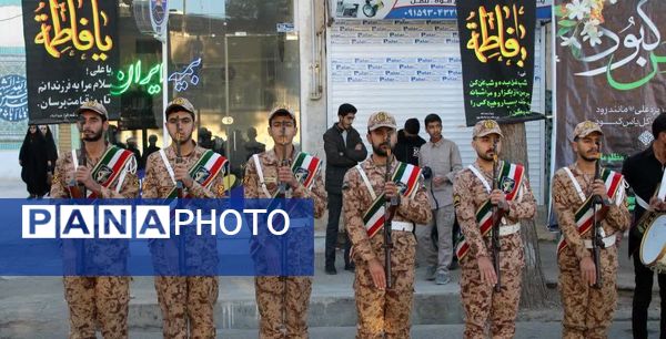 تشییع  پیکر مطهر شهید خوشنام در شهرستان خلیل آباد 