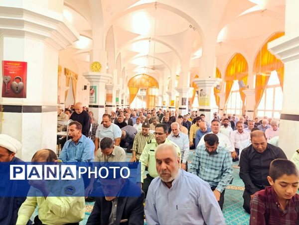 برگزاری نماز عبادی سیاسی جمعه همزمان با شروع هفته انتظامی در شهرستان خلیل اباد 