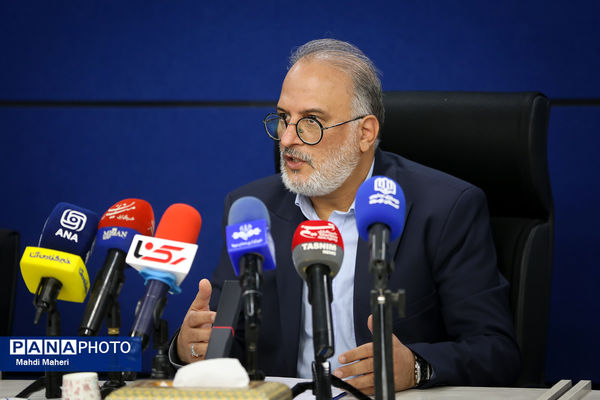 نشست خبری رئیس سازمان نوسازی، توسعه و تجهیز مدارس استان تهران
