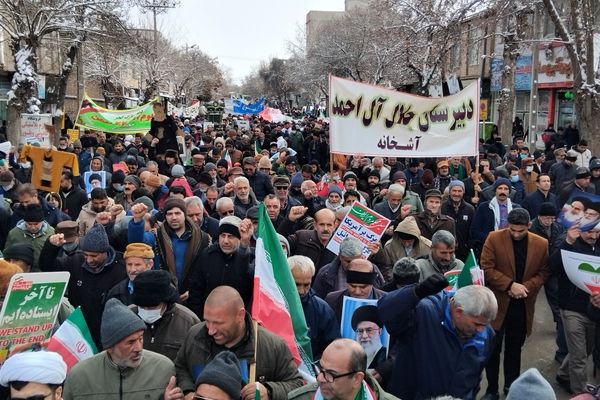 راهپیمایی ۲۲ بهمن در آشخانه