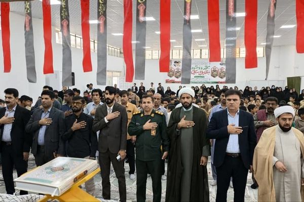 برگزاری یادواره شهدای دانش‌آموزی و شهدای امنیت شهرستان رودبار جنوب 