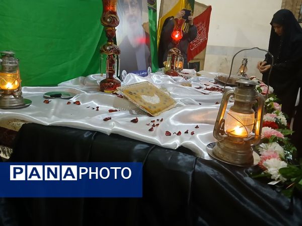 مراسم گرامیداشت شهدای مقاومت و تشیع نمادین پیکر پاک شهید سید حسن نصرالله در خلیل آباد 