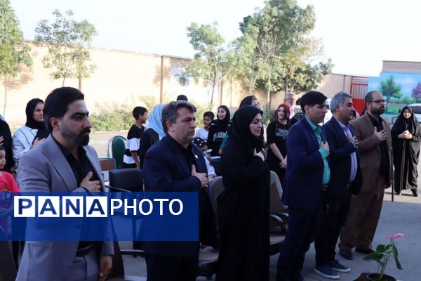 آیین افتتاح کلاس ورزش مدرسه ۲۲ بهمن روستای مندکان شهرستان پاکدشت  