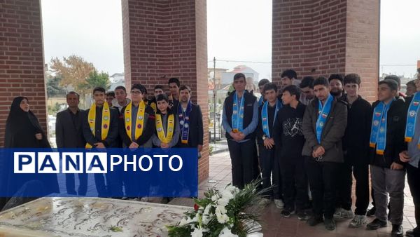 حضور پیشتازان گیلان در آرامگاه اسطوره مقاومت