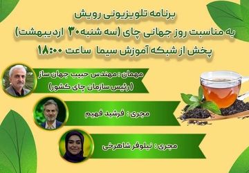 برنامه‌ای به طعم چای؛ بررسی ظرفیت‌های چای کشور در شبکه آموزش