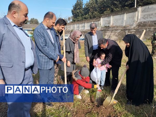 پویش سراسری کاشت نهال در سایه مادر همزمان با ایام ولادت حضرت زهرا (س) در میاندورود 