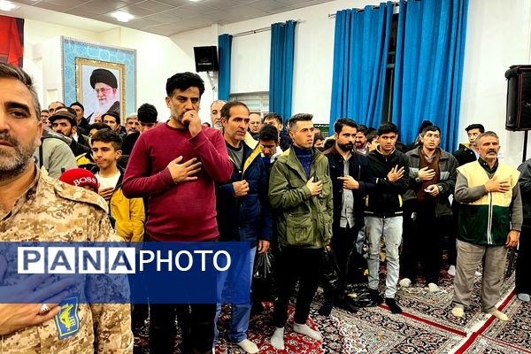 مراسم پنجمین سالگرد شهادت سردار سلیمانی در ناحیه سپاه سملقان